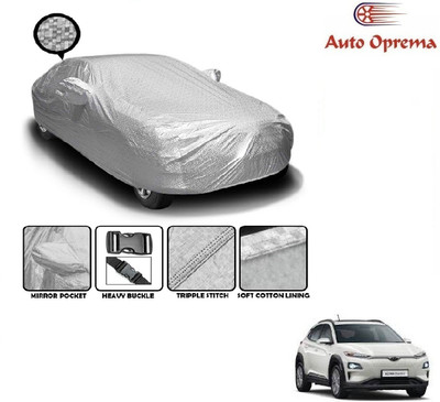 Auto Oprema Car Cover For Hyundai Kona Electric (With Mirror Pockets)(Silver)