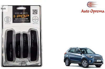 Auto Oprema Plastic Car Door Guard(Black, Pack of 4, Hyundai, Creta)