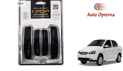 Auto Oprema Plastic Car Door Guard(Black, Pack of 4, Tata, Indigo)