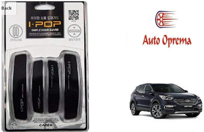 Auto Oprema Plastic Car Door Guard(Black, Pack of 4, Hyundai, SantaFe)