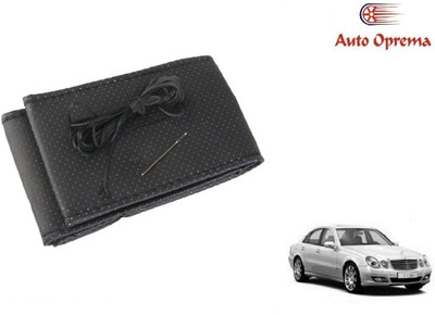 Auto Oprema Steering Cover For Mercedes Benz E280 Cdi(Black, Leather)