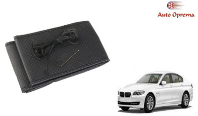 Auto Oprema Steering Cover For BMW 520d(Black, Leather)