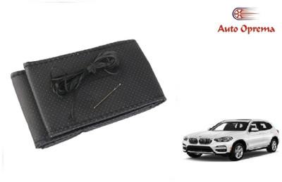 Auto Oprema Steering Cover For BMW X3(Black, Leather)