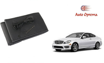 Auto Oprema Steering Cover For Mercedes Benz C280(Black, Leather)