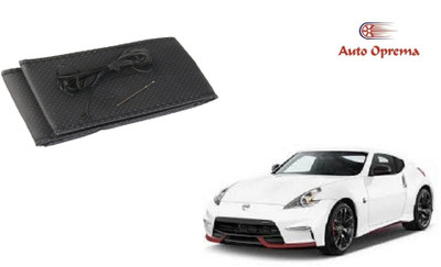 Auto Oprema Steering Cover For Nissan 370z(Black, Leather)