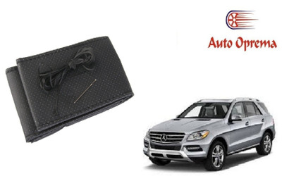 Auto Oprema Steering Cover For Mercedes Benz M-Class(Black, Leather)