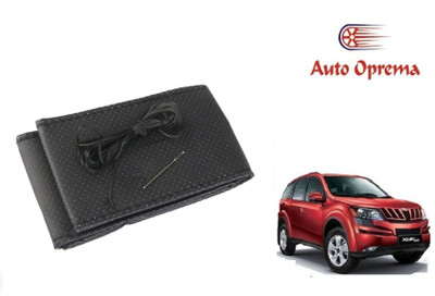 Auto Oprema Steering Cover For Mahindra XUV 500(Black, Leather)