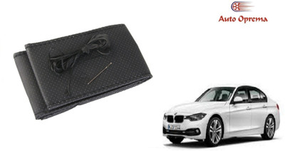 Auto Oprema Steering Cover For BMW 320D(Black, Leather)