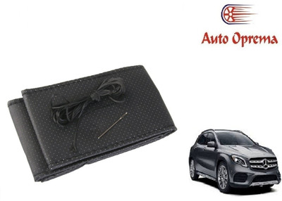 Auto Oprema Steering Cover For Mercedes Benz GLA-Class(Black, Leather)