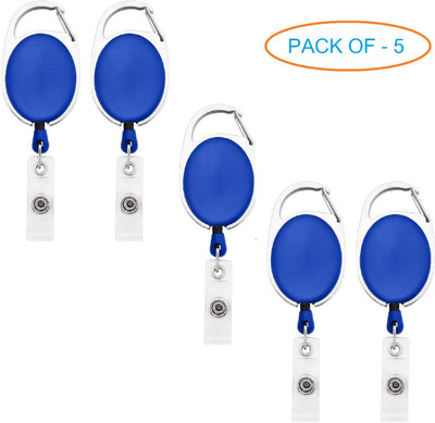Fedus Plastic ID Badge Holder(Pack of 5)