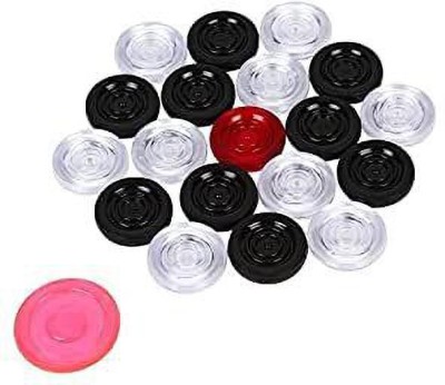 Bixxon pvc Carrom coins Pack of 20 Carrom Pawns(Pack of 20)