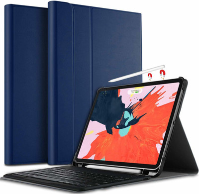 Proelite Flip Cover for Apple iPad Pro 12.9 Inch(Blue)