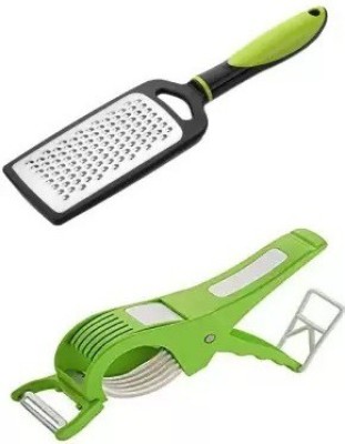 KICHDRAW vegetable cutter wit chees grater,vegetable grater and chopper combo Vegetable & Fruit Grater & Slicer(1 vegetable cutter with one pcs grater)