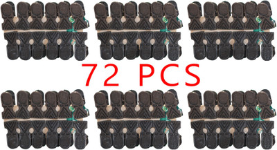 amp 72 Plastic Cloth Clips(Black Pack of 72)