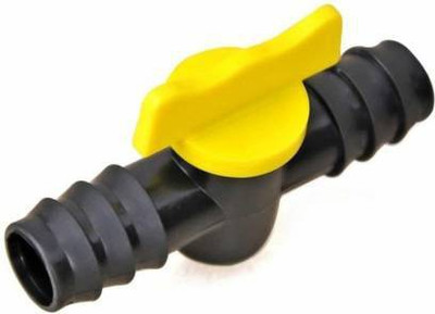 SIDDHI Irrigation Drip Irrigation Garden Watering Plants Accessories 16MM Straight Connector with Tap (10 Pcs) Drip Irrigation Kit Drip Irrigation Kit