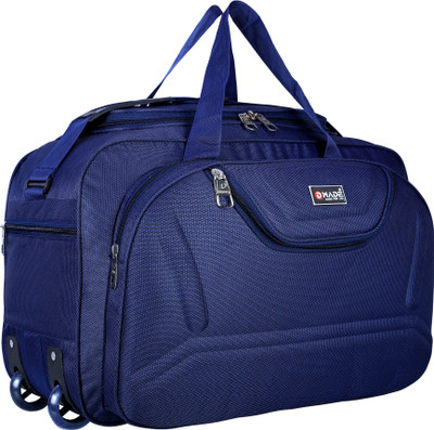 Dmade (Expandable) 21 inch/55 cm Lightweight Waterproof Luggage travel duffel bag with two wheels Duffel With Wheels (Strolley)
