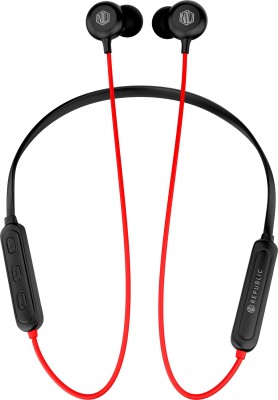 Nu Republic JIVE X3 Bluetooth Headset (Red, Black, In the Ear)