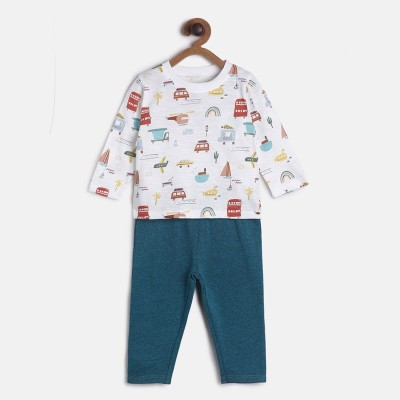 MINI KLUB Baby Boys Casual T-shirt Pant(multicolor)