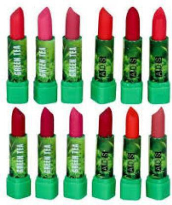 ads Green Tea Extract Set of 12 lipstick (multicolour, 400 g)(Multicolor, 400 g)