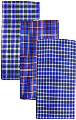 gouri textiles solapur manufacturer Checkered Multicolor Lungi
