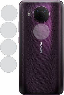 Clickbit Back Camera Lens Glass Protector for NOKIA 5.4(Pack of: 5)