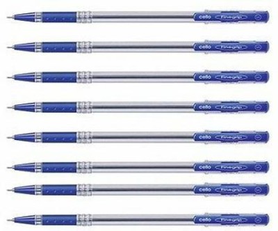 Cello NON STOP CELLO FINEGRIP BALL PEN Ball Pen(Pack of 7, Ink Color - Blue)