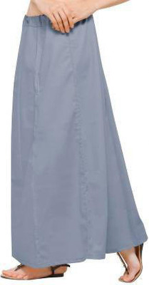 mahak creation mahak creations light grey petticoat (xxl) extra large patticoat Pure Cotton Petticoat(XXL)