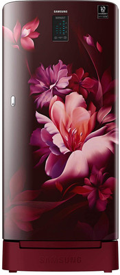 SAMSUNG 192 L Direct Cool Single Door 4 Star Refrigerator(MIDNIGHT BLOSSOM RED, RR21A2K2XRZ/HL)
