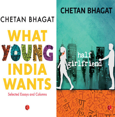 Half Girlfriend + What Young India Wants: Selected Non - Fiction (Set Of 2 Books)(Paperback, CHETAN BHAGAT)