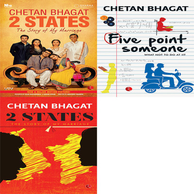 2 States: The Story Of My Marriage + Five Point Someone ; What Not To Do At IIT + 2 States The Story Of My Marriage (Set Of 3 Books)(Paperback, CHETAN BHAGAT) 2 States: The Story Of My Marriage + Five Point Someone ; What Not To Do At IIT + 2 States The Story Of My Marriage (Set Of 3 Books)(Paperback, CHETAN BHAGAT)