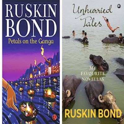 Unhurried Tales: My Favourite Novellas + Petals On The Ganga (Set Of 2 Books)(Paperback, Ruskin Bond)