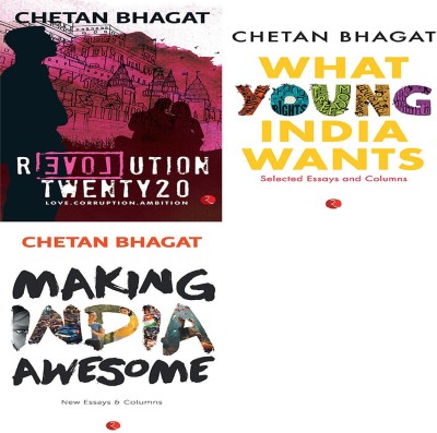 Chetan Bhagat Combo - Revolution Twenty20, What Young India Wants, Making India Awesome (Set Of 3 Books)(Paperback, CHETAN BHAGAT)