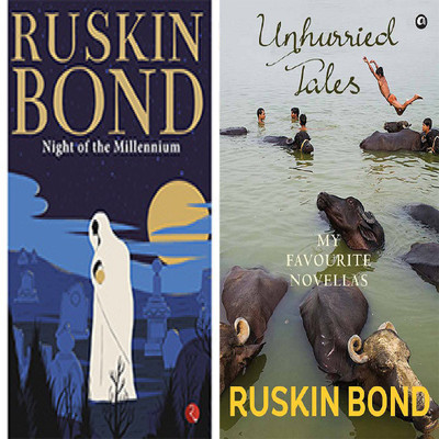 Unhurried Tales: My Favourite Novellas + Night Of The Millennium (Set Of 2 Books)(Paperback, RUSKIN BOND)