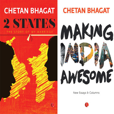 Making India Awesome: New Essays And Columns + 2 States: The Story Of My Marriage (Set Of 2 Books)(Paperback, CHETAN BHAGAT)