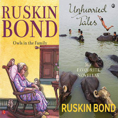 Unhurried Tales: My Favourite Novellas + Owls In The Family (Set Of 2 Books)(Paperback, RUSKIN BOND)