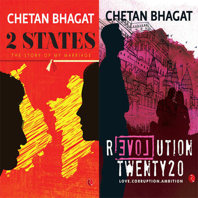 Revolution Twenty 20: Love. Corruption. Ambition + 2 States: The Story Of My Marriage (Set Of 2 Books)(Paperback, CHETAN BHAGAT)
