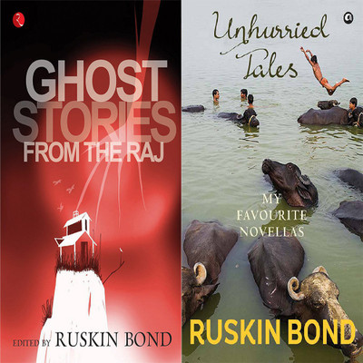 Unhurried Tales: My Favourite Novellas + Ghost Stories From The Raj (Set Of 2 Books)(Paperback, Ruskin Bond)