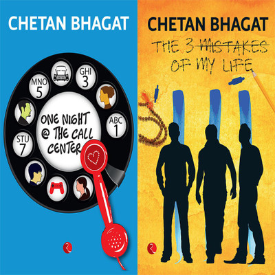 The 3 Mistakes Of My Life + One Night @ The Call Centre (Set Of 2 Books)(Paperback, CHETAN BHAGAT)