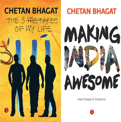 Making India Awesome: New Essays And Columns + The 3 Mistakes Of My Life (Set Of 2 Books)(Paperback, CHETAN BHAGAT) Making India Awesome: New Essays And Columns + The 3 Mistakes Of My Life (Set Of 2 Books)(Paperback, CHETAN BHAGAT)