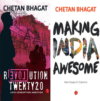 Making India Awesome: New Essays And Columns + Revolution Twenty 20: Love. Corruption. Ambition (Set Of 2 Books)(Paperback, CHETAN BHAGAT)