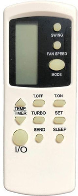 BLIKSEM BL153 Split/Window Air Conditioner Remote (Please Match The Image with Your Old Remote) VOLTAS Remote Controller(White)
