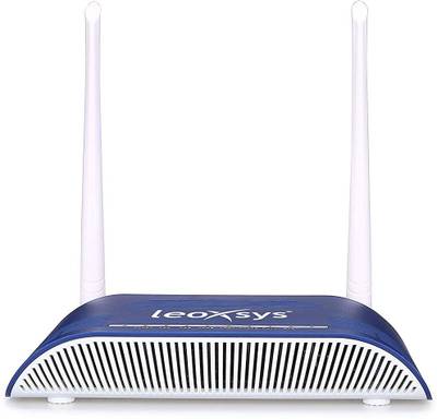LeoXsys LEO-300N-F3-ONU WiFi 300M Gigabit XPON GEPON/EPON Modem Wireless Fiber Router with Voice Support 1GE,1FE,1POTS, WiFi 300M(BSNL,Airtel,Fibernet,Private ISP) 300 Mbps Wireless Router  (Blue, Single Band)
