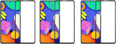 ISAAK Edge To Edge Tempered Glass for Samsung Galaxy F62(Pack of 3)