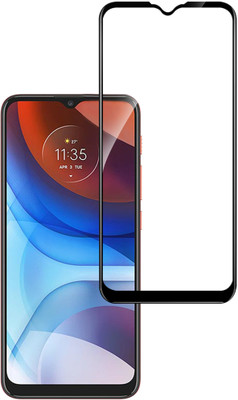 HUPSHY Edge To Edge Tempered Glass for Motorola Moto E7 Power(Pack of 1)