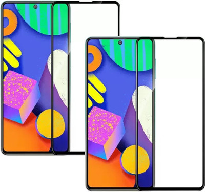 ISAAK Edge To Edge Tempered Glass for Samsung Galaxy F62(Pack of 2)