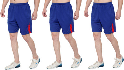 Dia A Dia Color Block Men Multicolor Sports Shorts