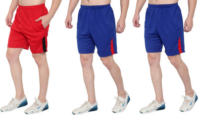 Dia A Dia Solid Men Multicolor Basic Shorts