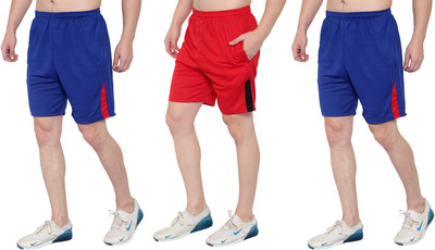 Dia A Dia Solid Men Multicolor Basic Shorts