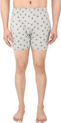 Southcity Graphic Print Men Grey Boxer Shorts