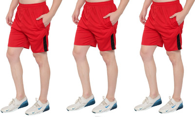 Dia A Dia Solid Men Multicolor Basic Shorts